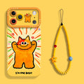 Cartoon confident cat for iPhone 17 Pro Max
