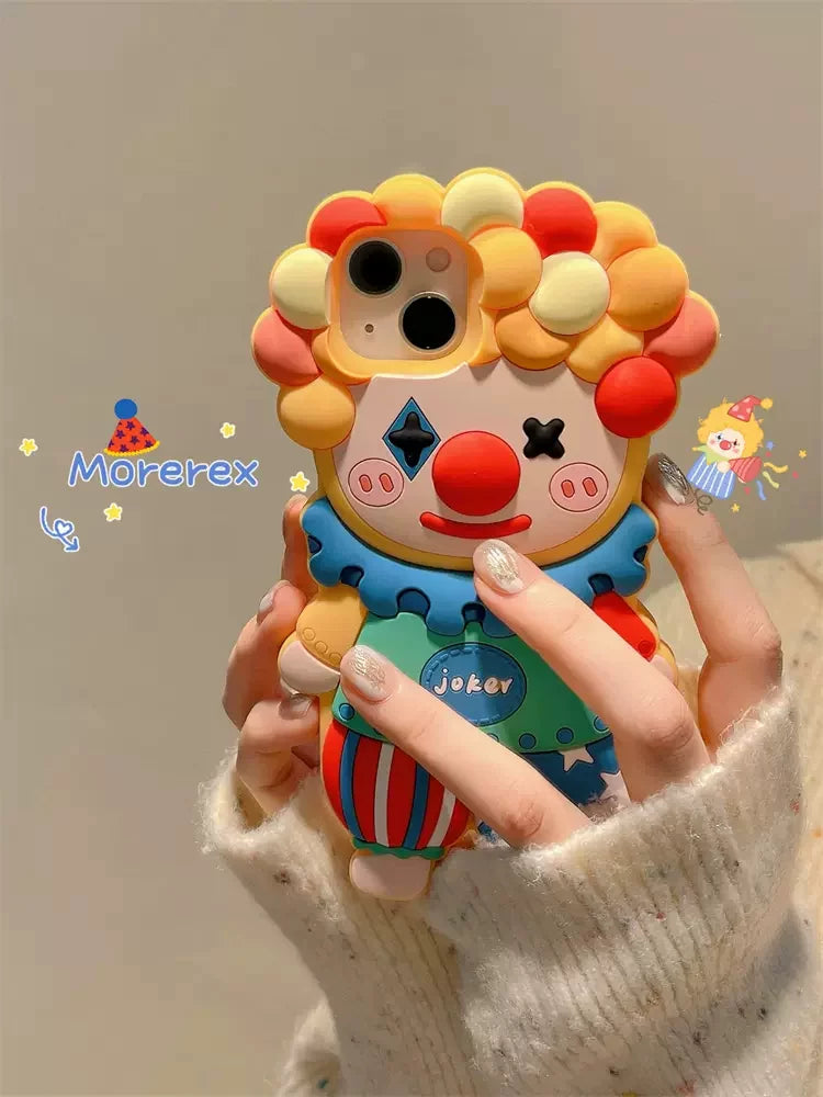 3D Cute Cartoon iPhone 17 Pro Max Phone Case