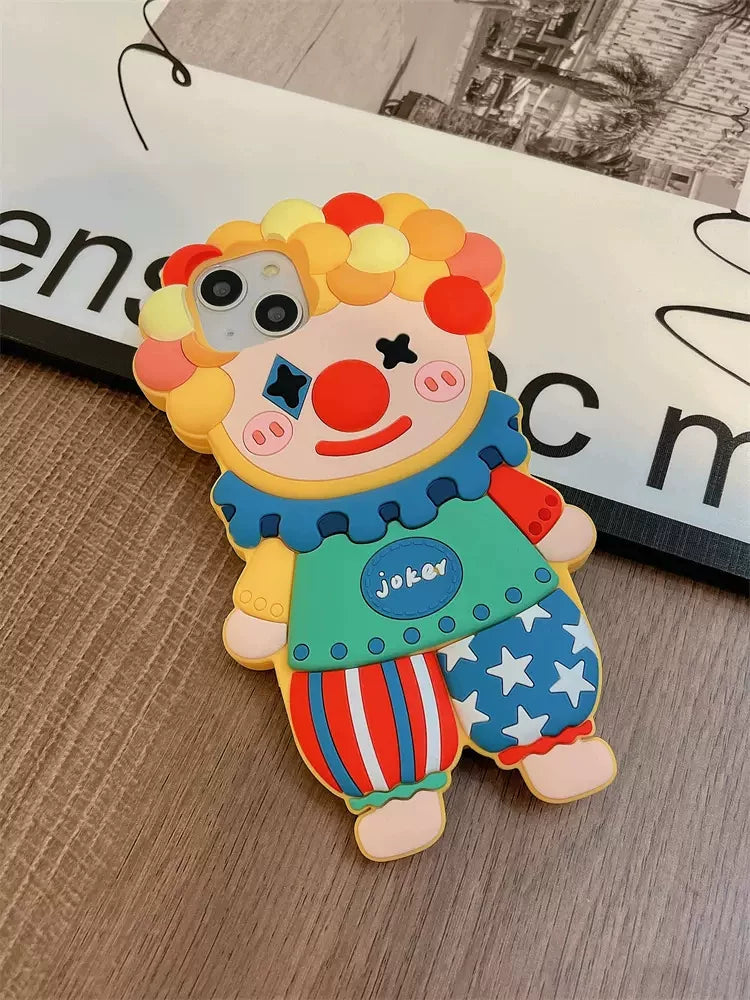 3D Cute Cartoon iPhone 17 Pro Max Phone Case
